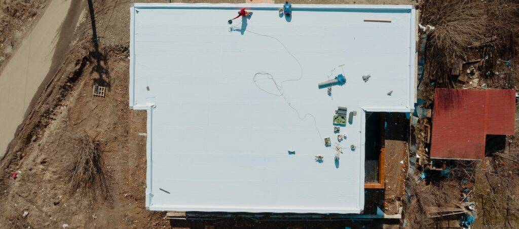 flat roof installation