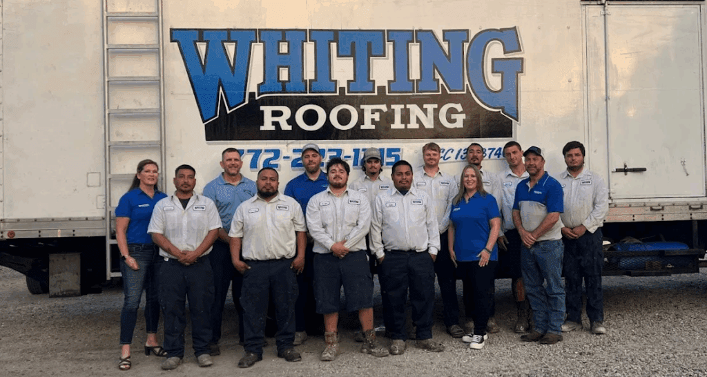 whiting roofing team or roofers
