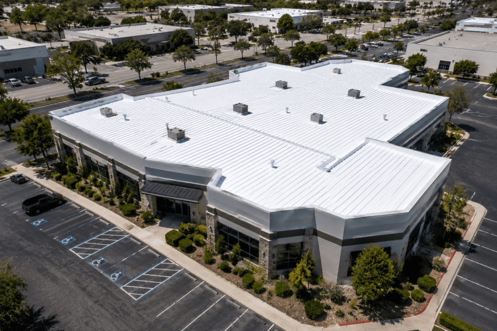 Commercial Silicone Metal Roof Coating